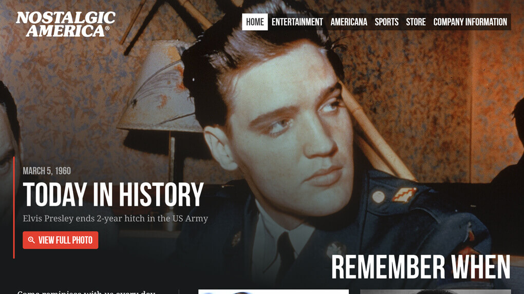 Nostalgic America Website